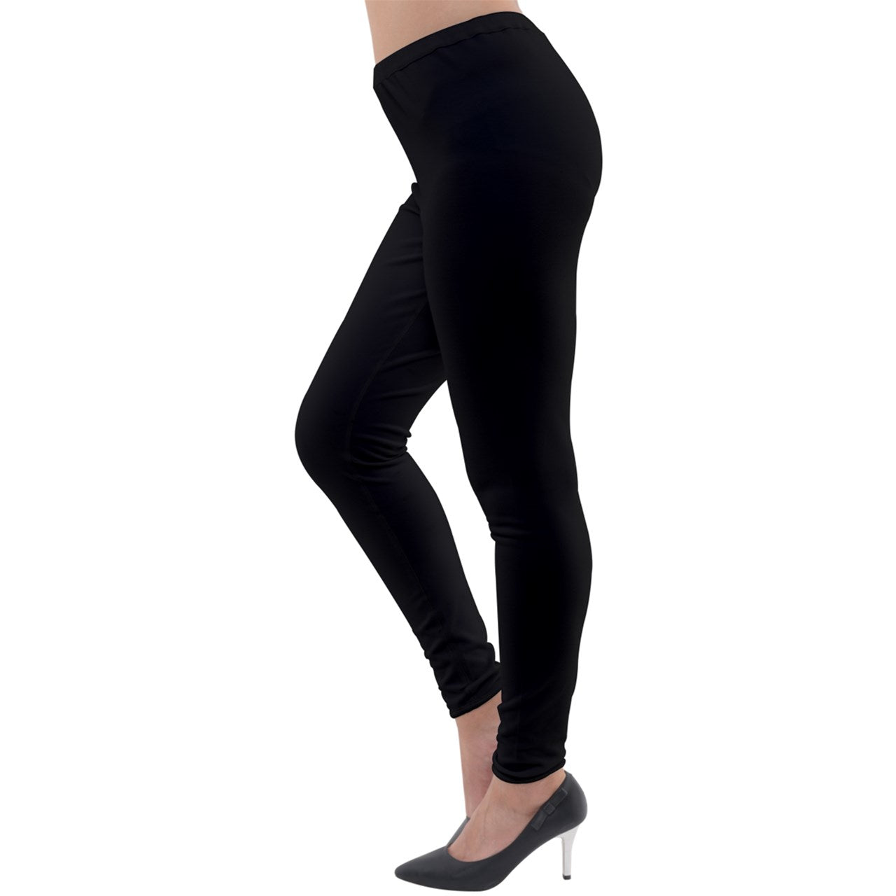 Black Lightweight Velour Leggings