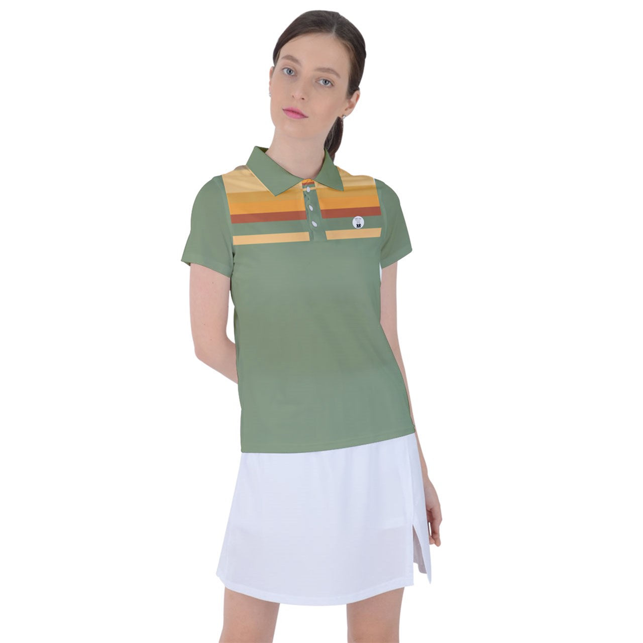acorn multistripe Polo Tee