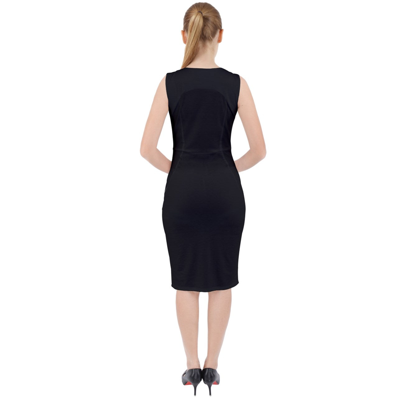 Black Midi Bodycon Dress