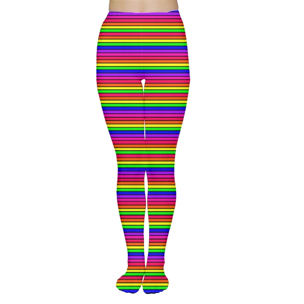 rainbow stripe Tights