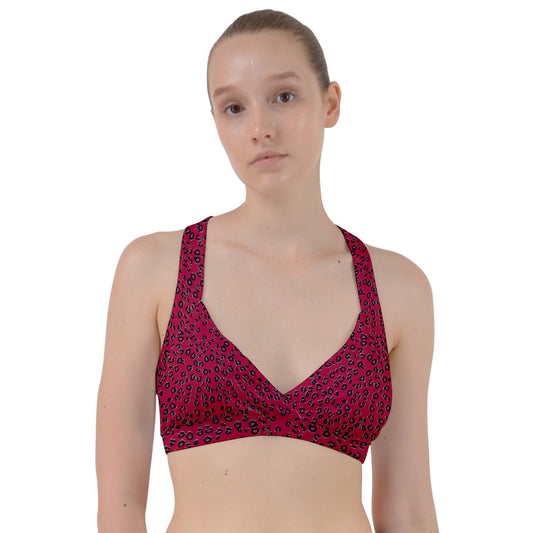 Red Cheetah Sweetheart Sports Bra
