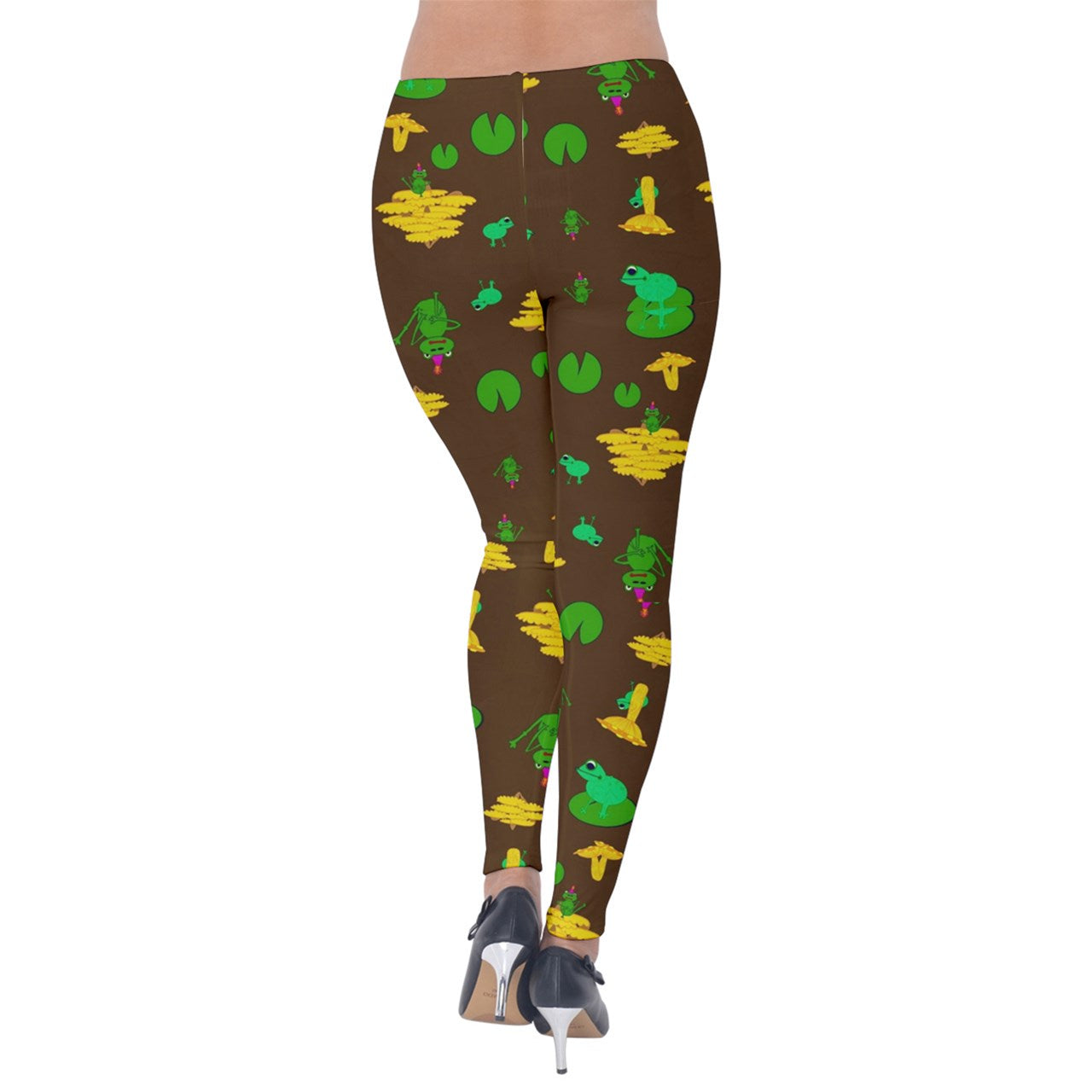 Mushroom Frog Velvet Leggings