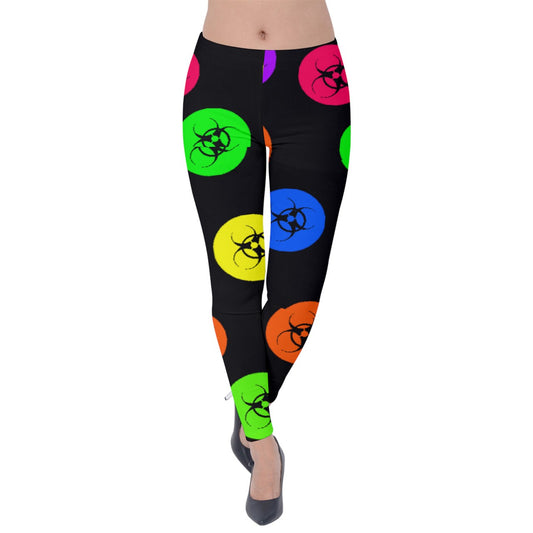 toxic clown spots Velvet Leggings