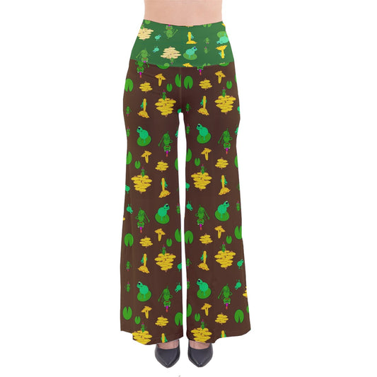 Mushroom Frog So Vintage Palazzo Pants
