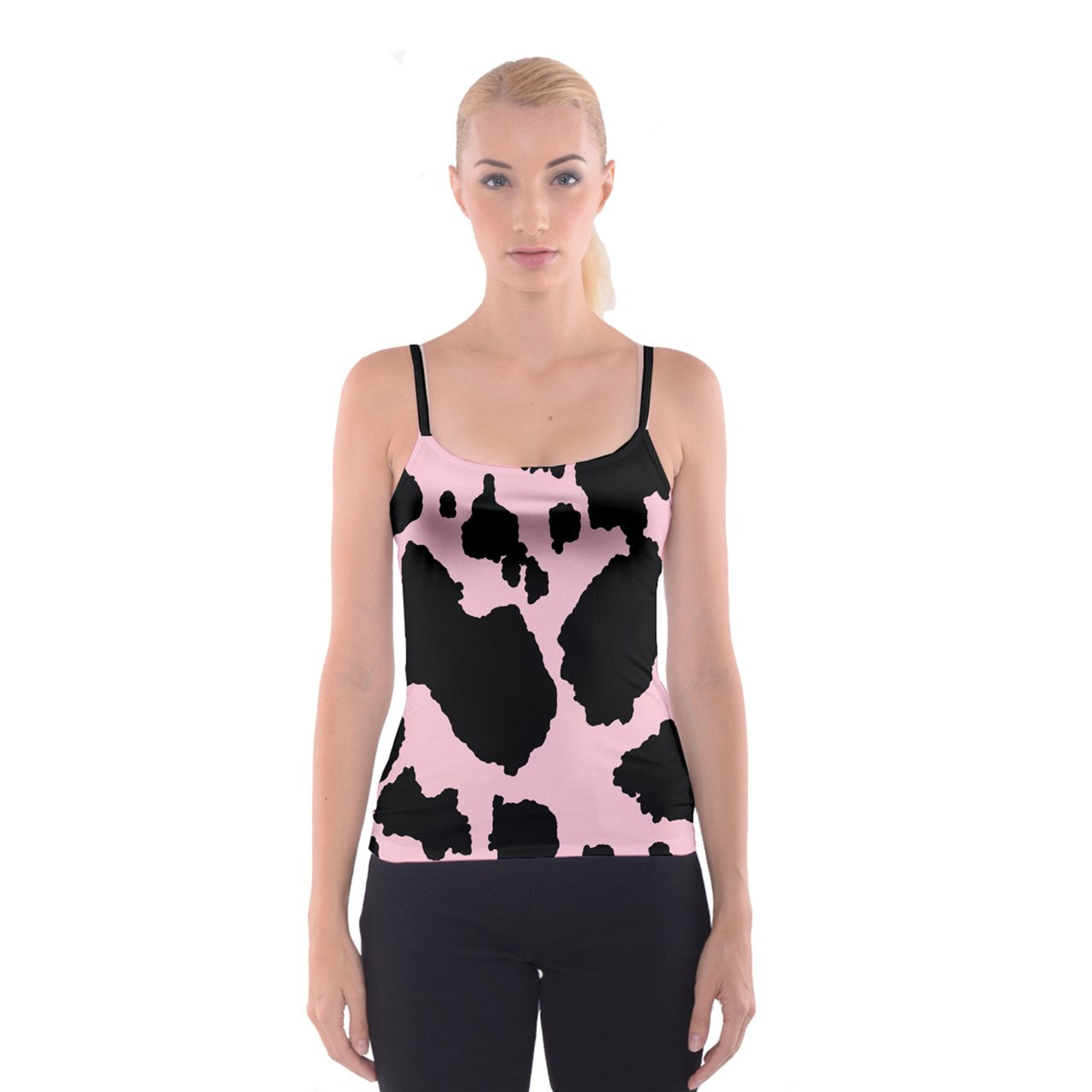 irl cowboi print strawberry Spaghetti Strap Top