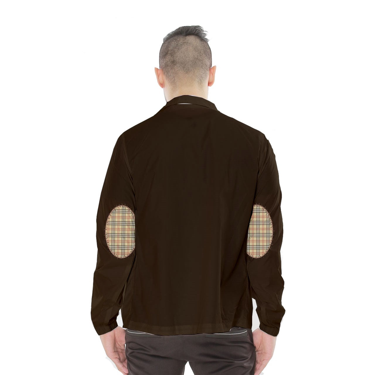 Chestnut Elbow Patch Windbreaker
