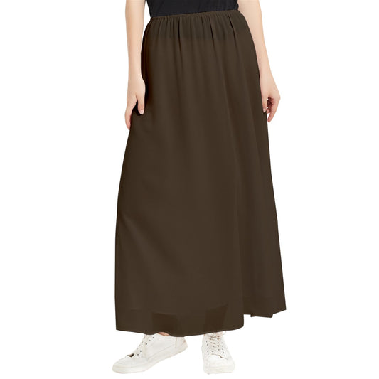 Chestnut Maxi Chiffon Petticoat