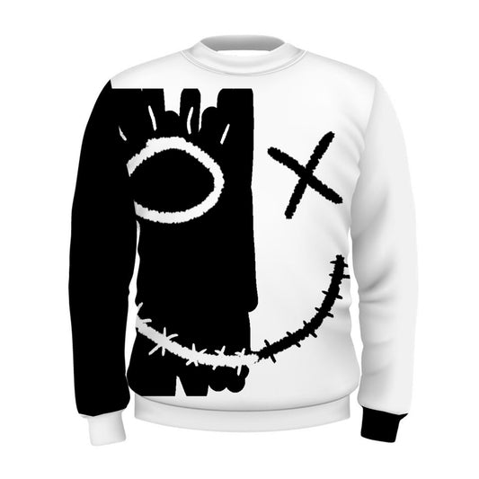 Monochrome Smiley Sweatshirt