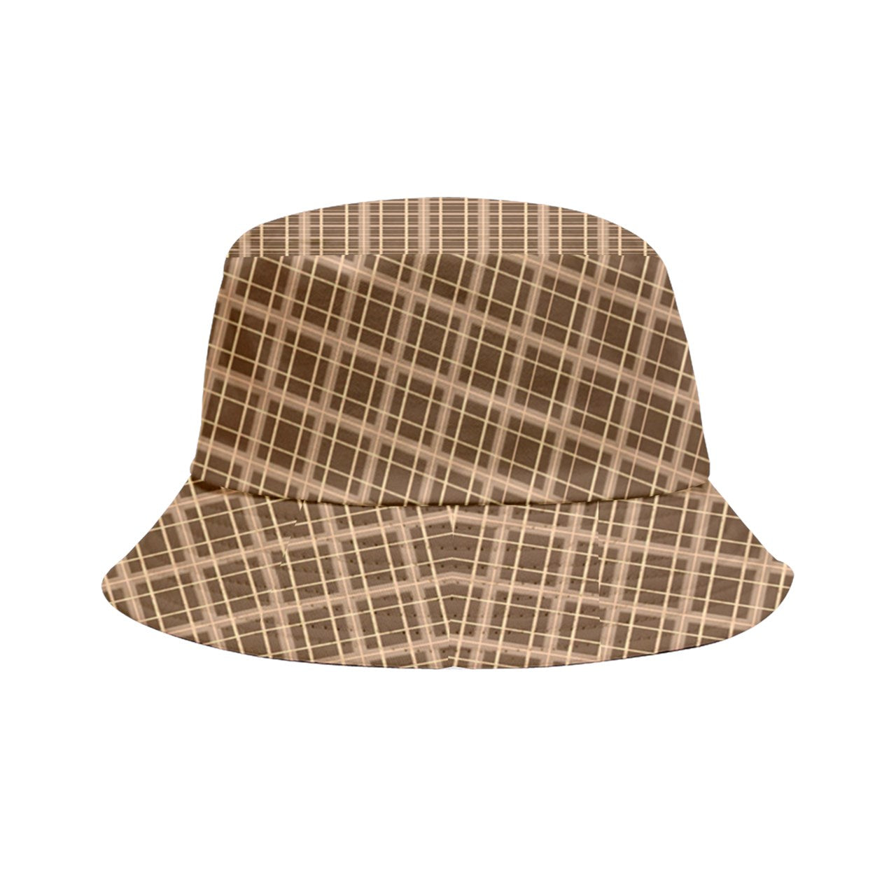 Brown Academia Inside Out Bucket Hat