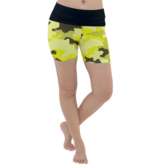 y2k Soldier Eastern Lightweight Velour Yoga Shorts