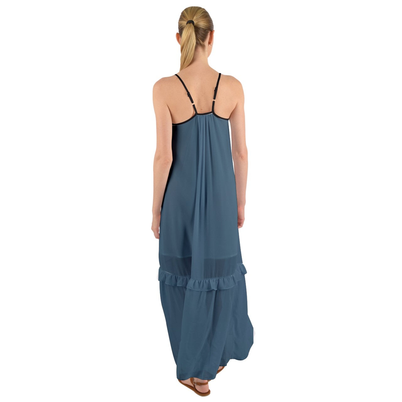 Backseat Baby Cami Maxi Ruffle Chiffon Underdress