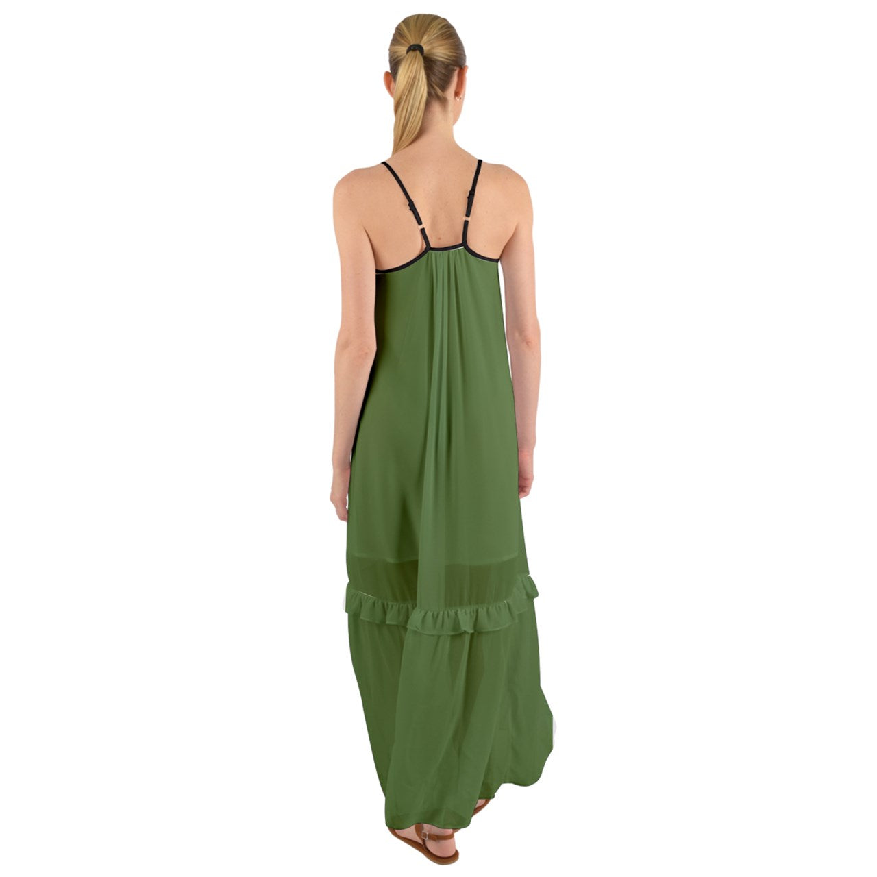 Swampfog Cami Maxi Ruffle Chiffon Underdress