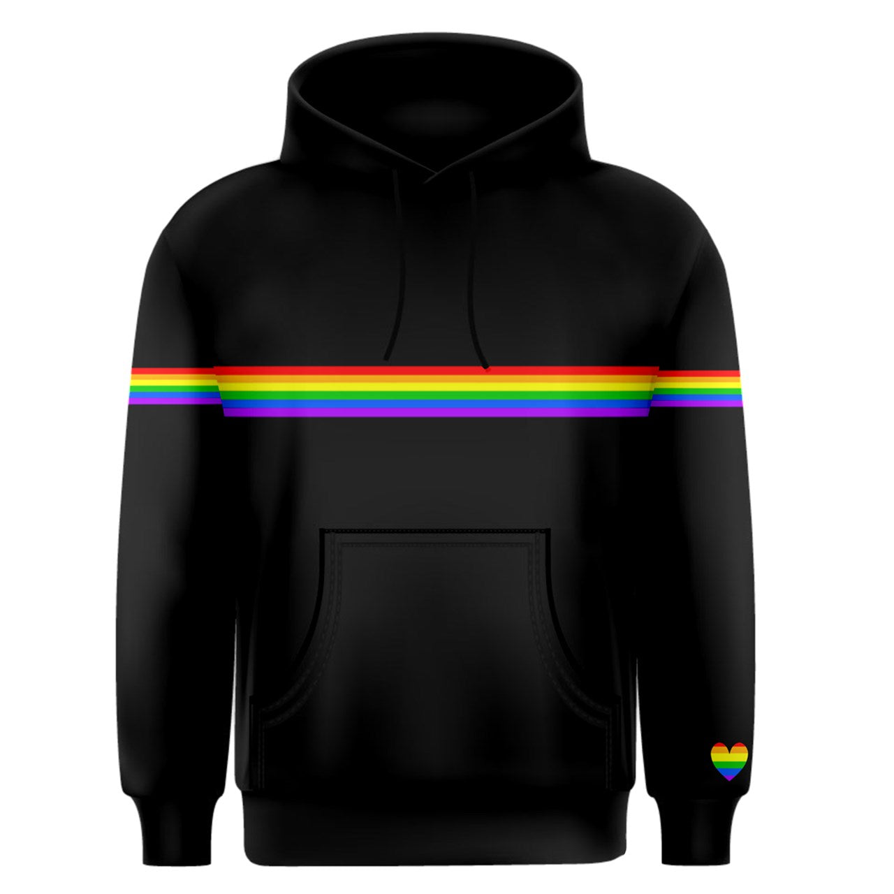 DL Gay Flag Stripe Core Hoodie