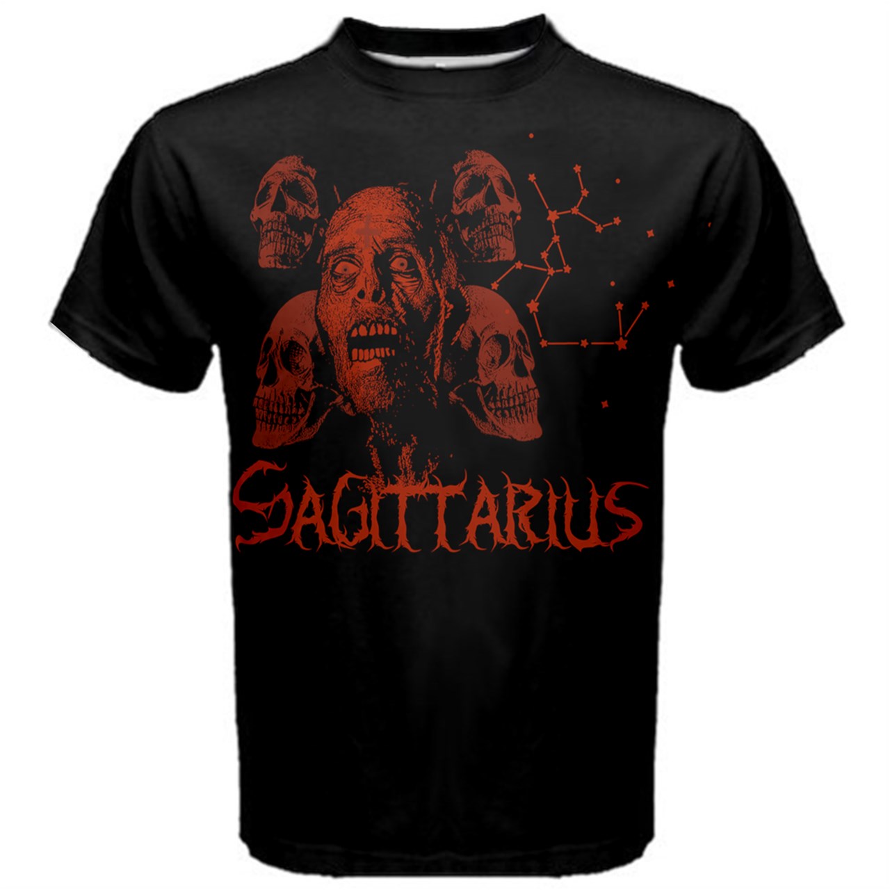 Sagittarius Metal Zodiac Cotton Tee