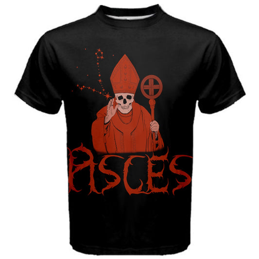 Pisces Metal Zodiac Cotton Tee