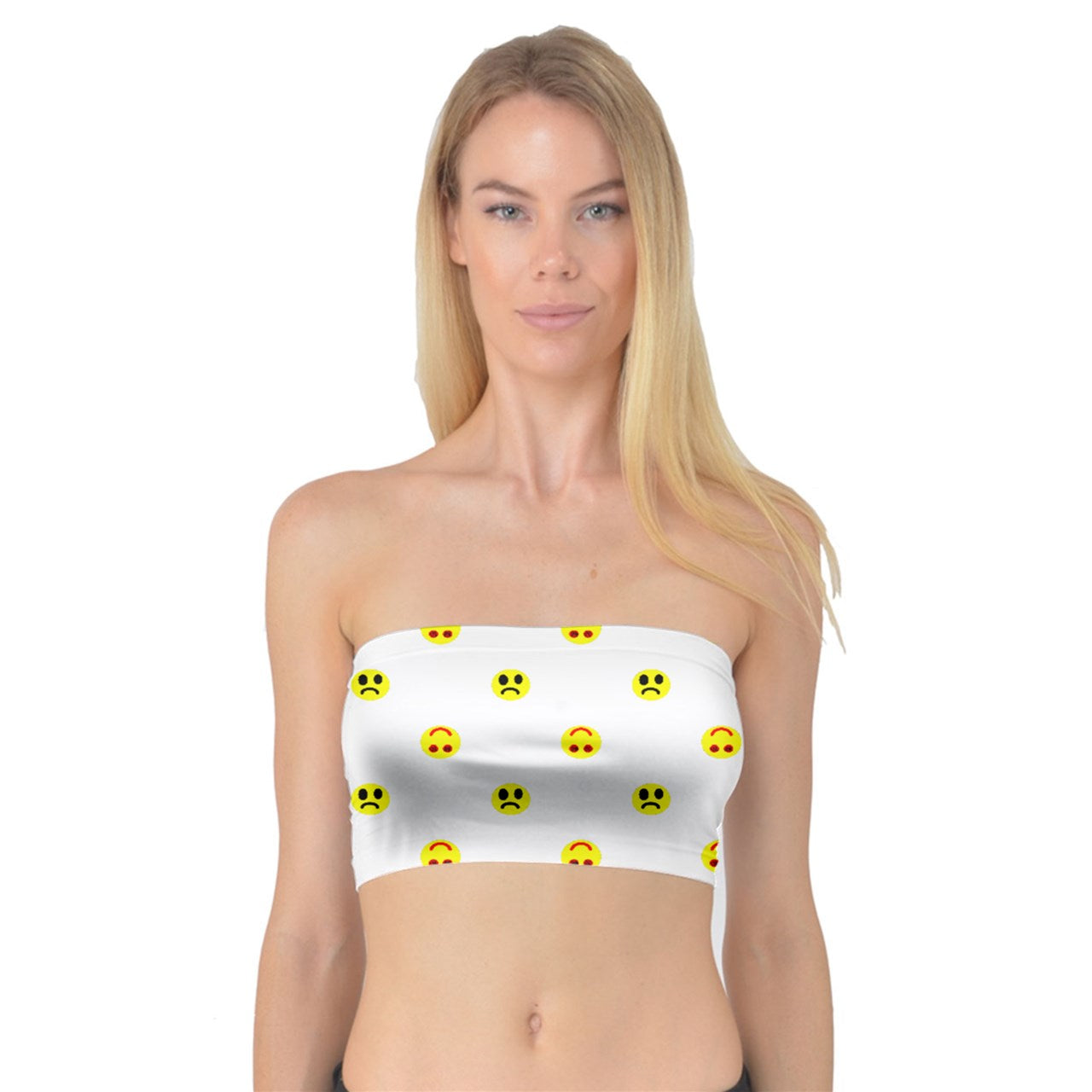 Twisted Smiley lite Bandeau Top