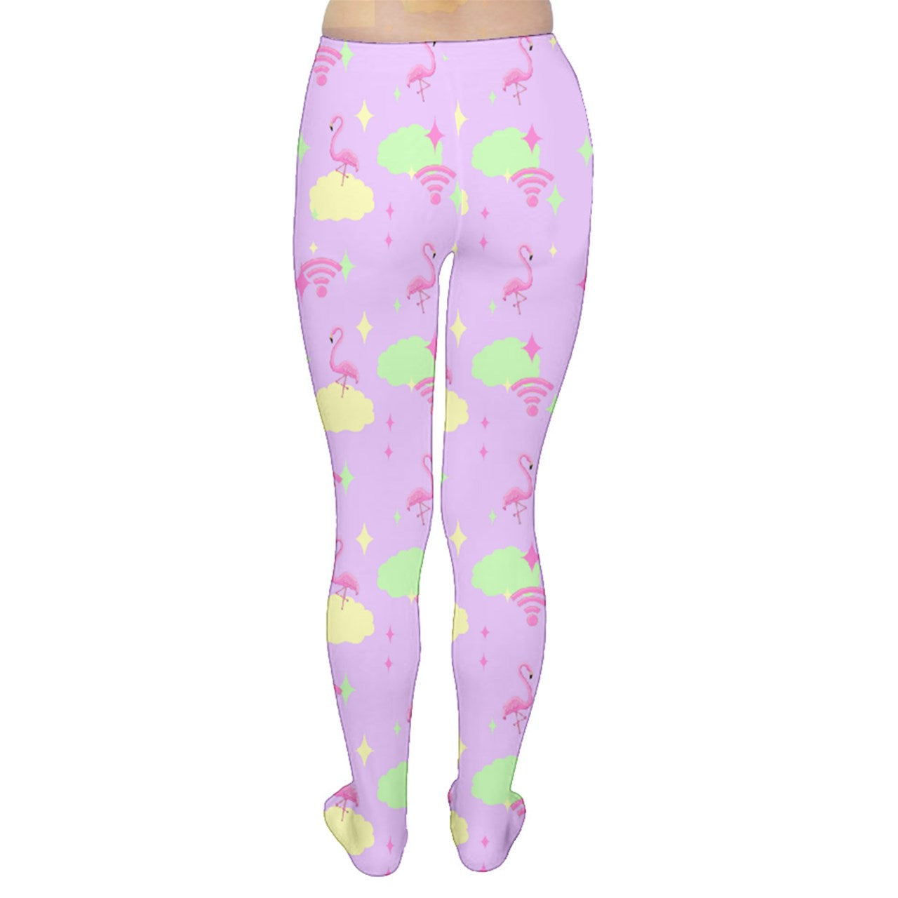 Flamingo Sky Tights