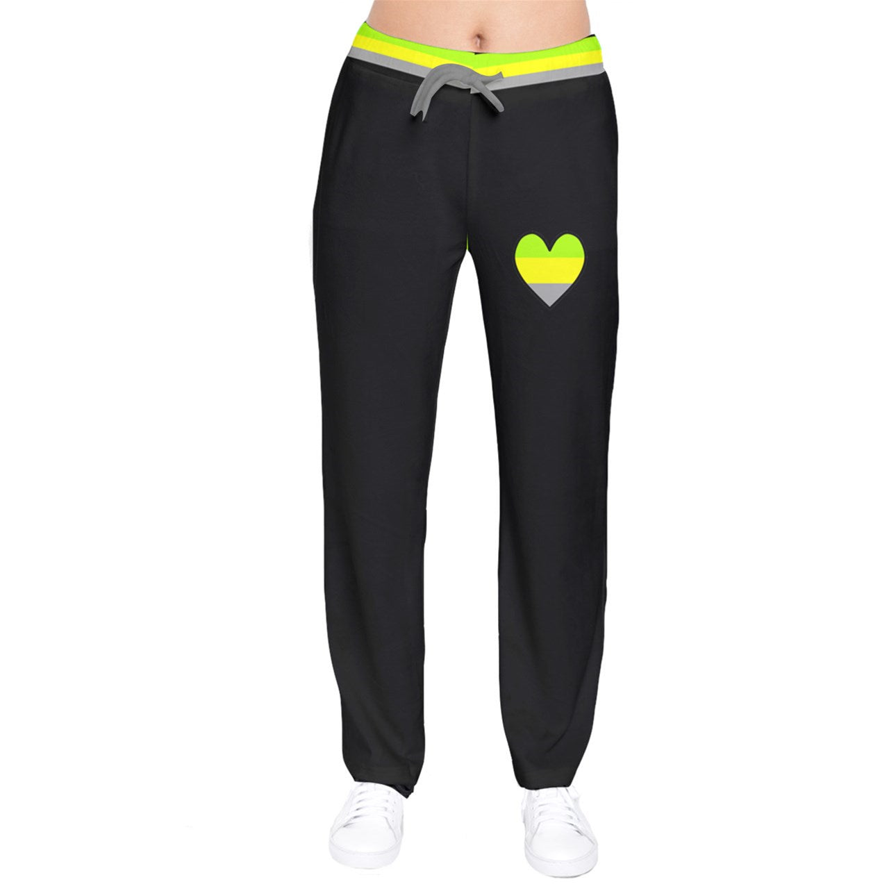 DL Lithro Flag Heart Velvet Drawstring Pants