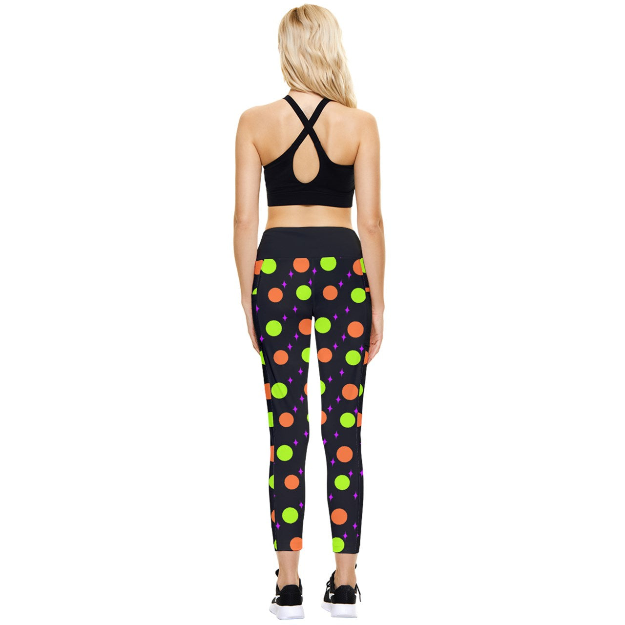Hallows Night Polka Dots Pocket Leggings