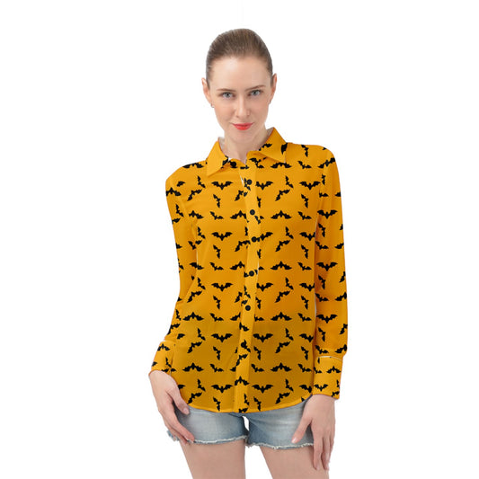 Batty Long Sleeve Chiffon Shirt