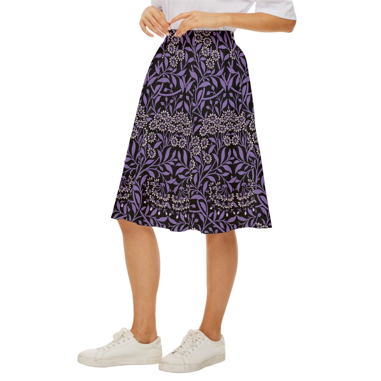 Moonlight Bloom Classic Short Skirt