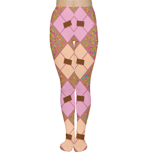 Sweet Sprinkled Argyle Tights