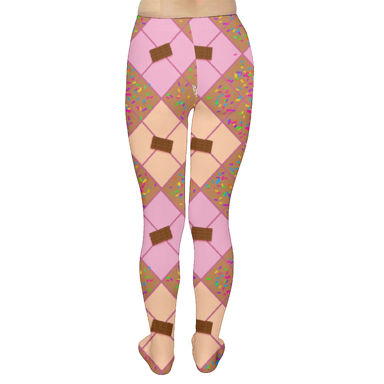 Sweet Sprinkled Argyle Tights