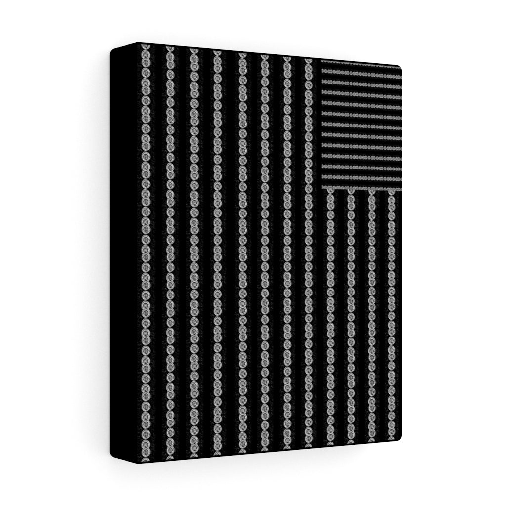 Black Lives Matter Flag Stretched Canvas