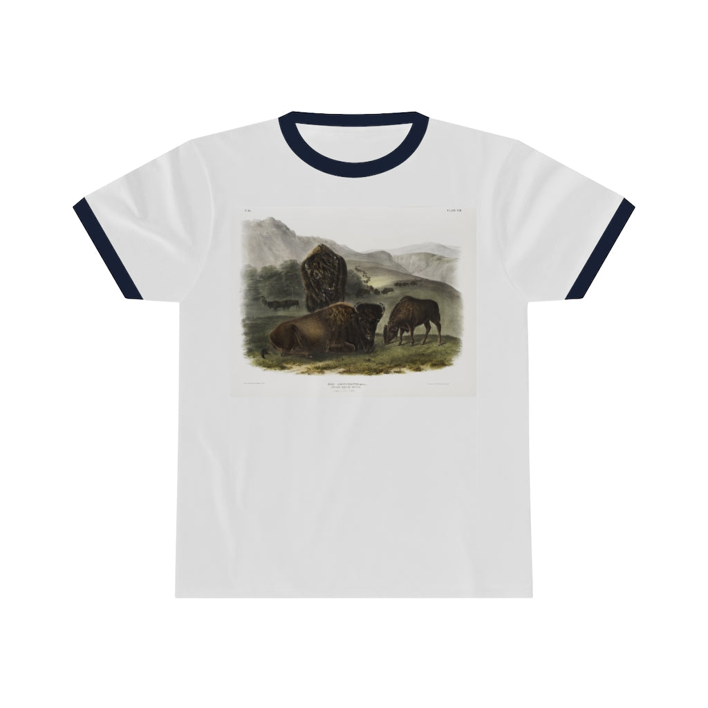 bison zoology Unisex Ringer Tee