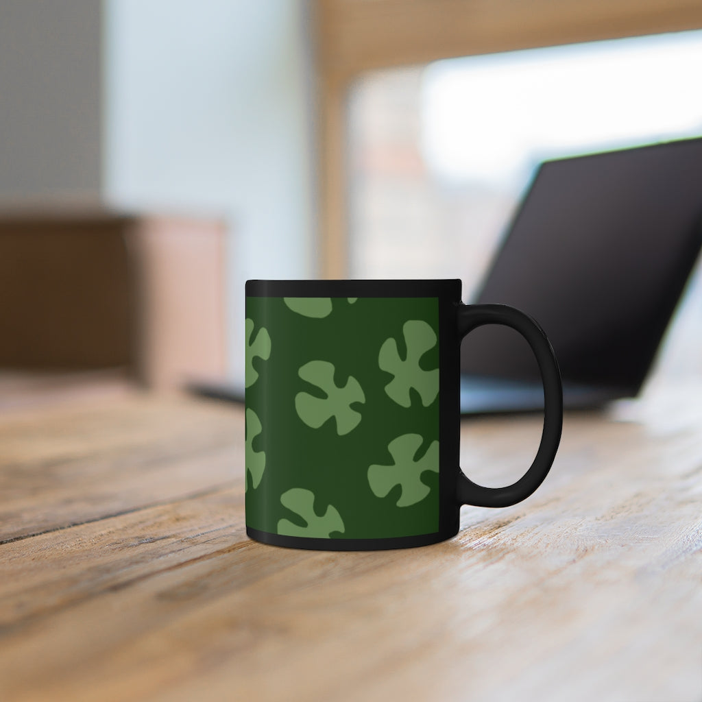 Green Beach Camo mug 11oz