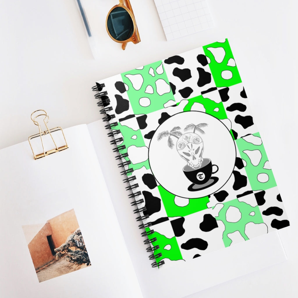 Cowboi Green Spiral Notebook - Ruled Line