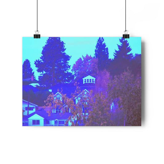 Winter From The East Window Giclée Art Print