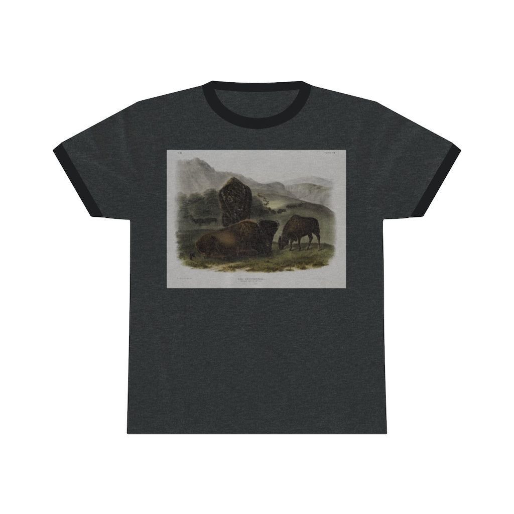 bison zoology Unisex Ringer Tee