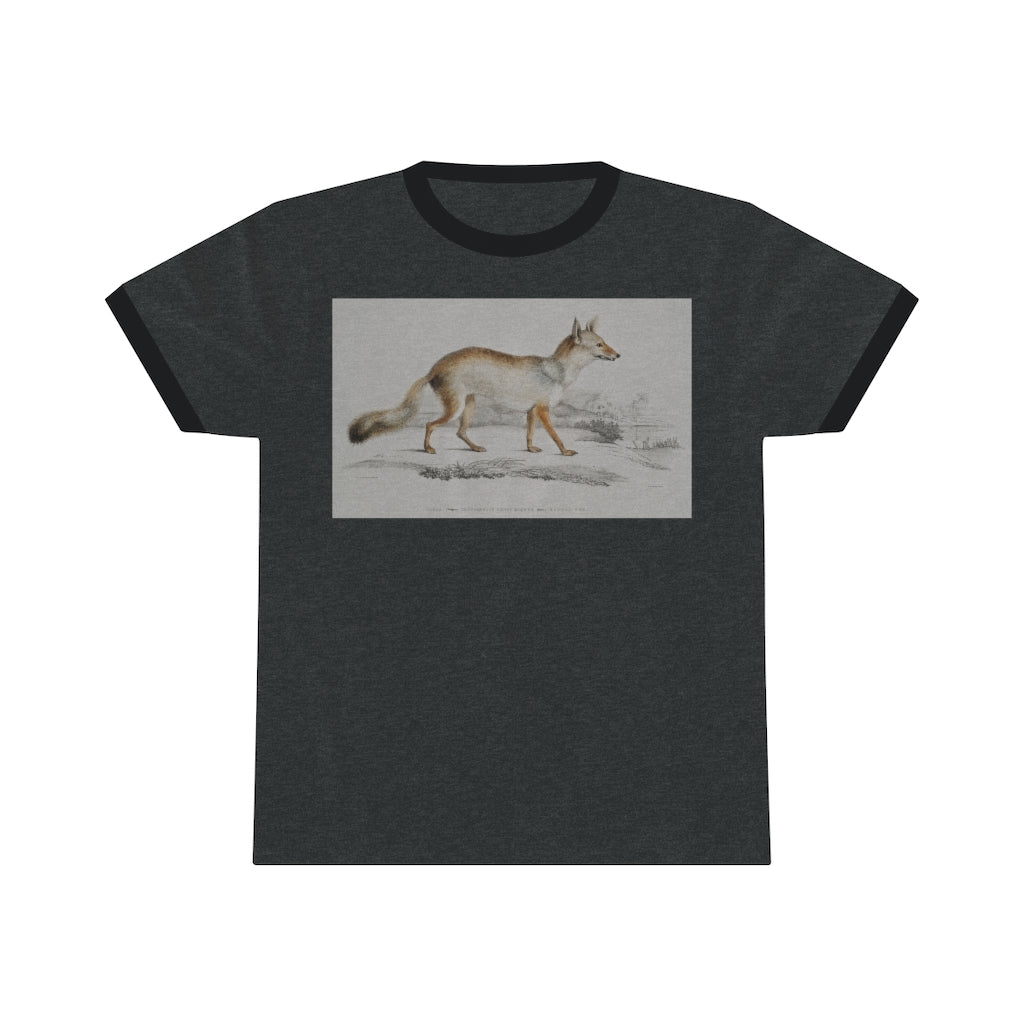 fox zoology Unisex Ringer Tee