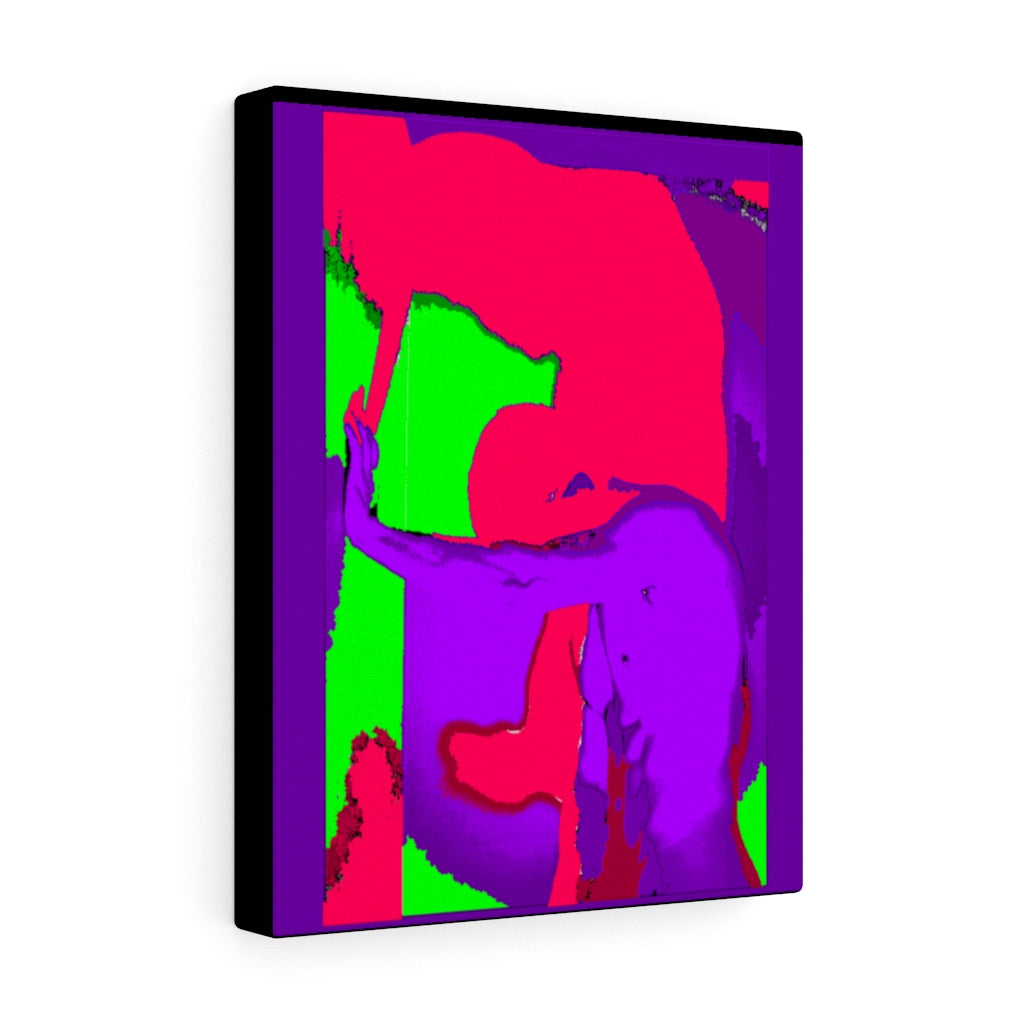 The Monster Above Me Stretched Canvas