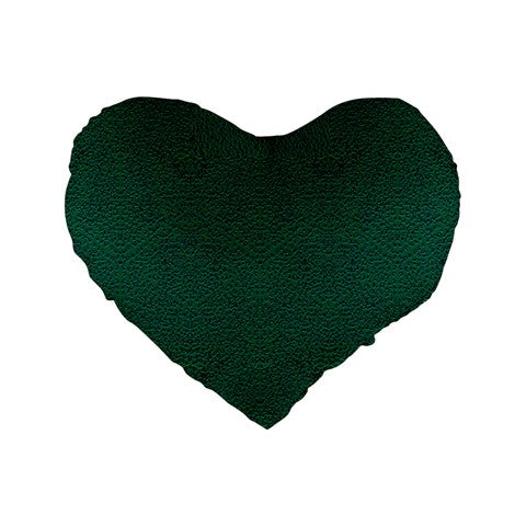 green cheeta 16" Premium Heart Shape Cushion