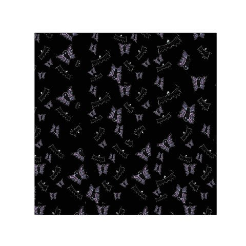 butterflies and bats Small Satin Scarf