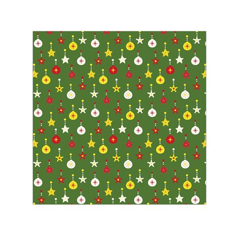 vintage holiday Small Satin Scarf (Square)