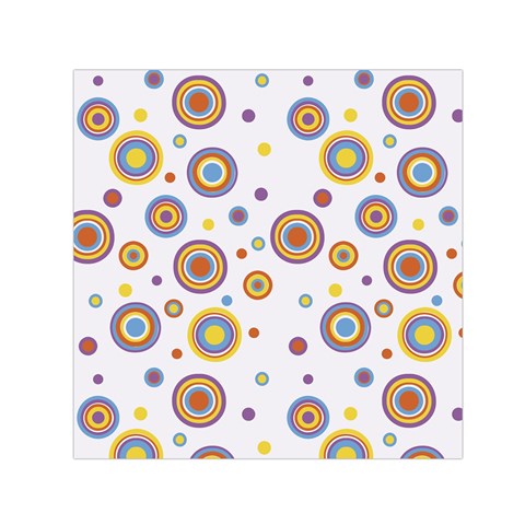 mod mix dots Small Satin Scarf (Square)