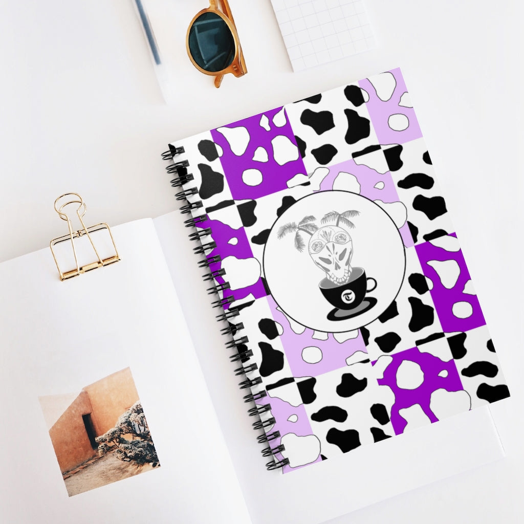 Cowboi Purple Spiral Notebook - Ruled Line