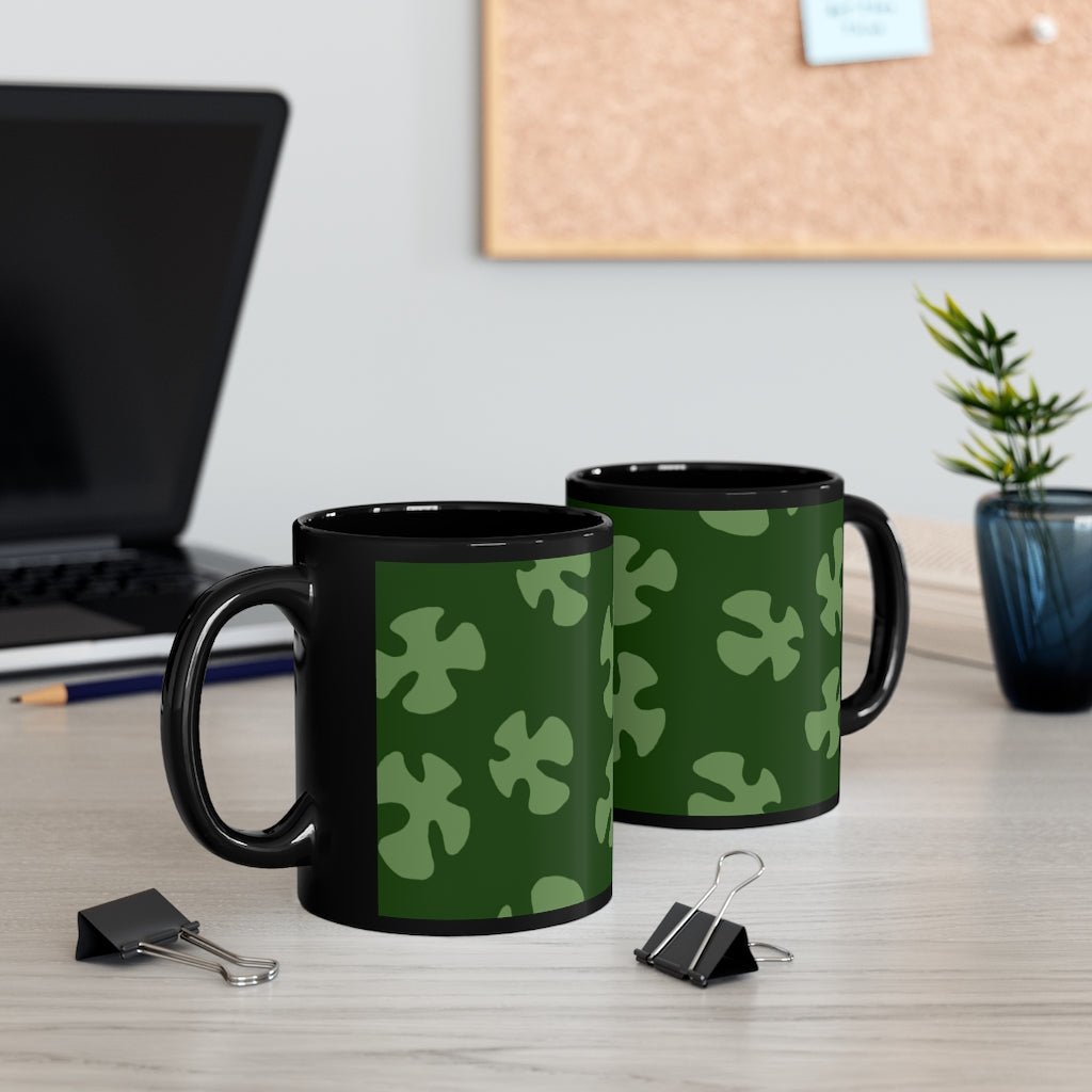 Green Beach Camo mug 11oz