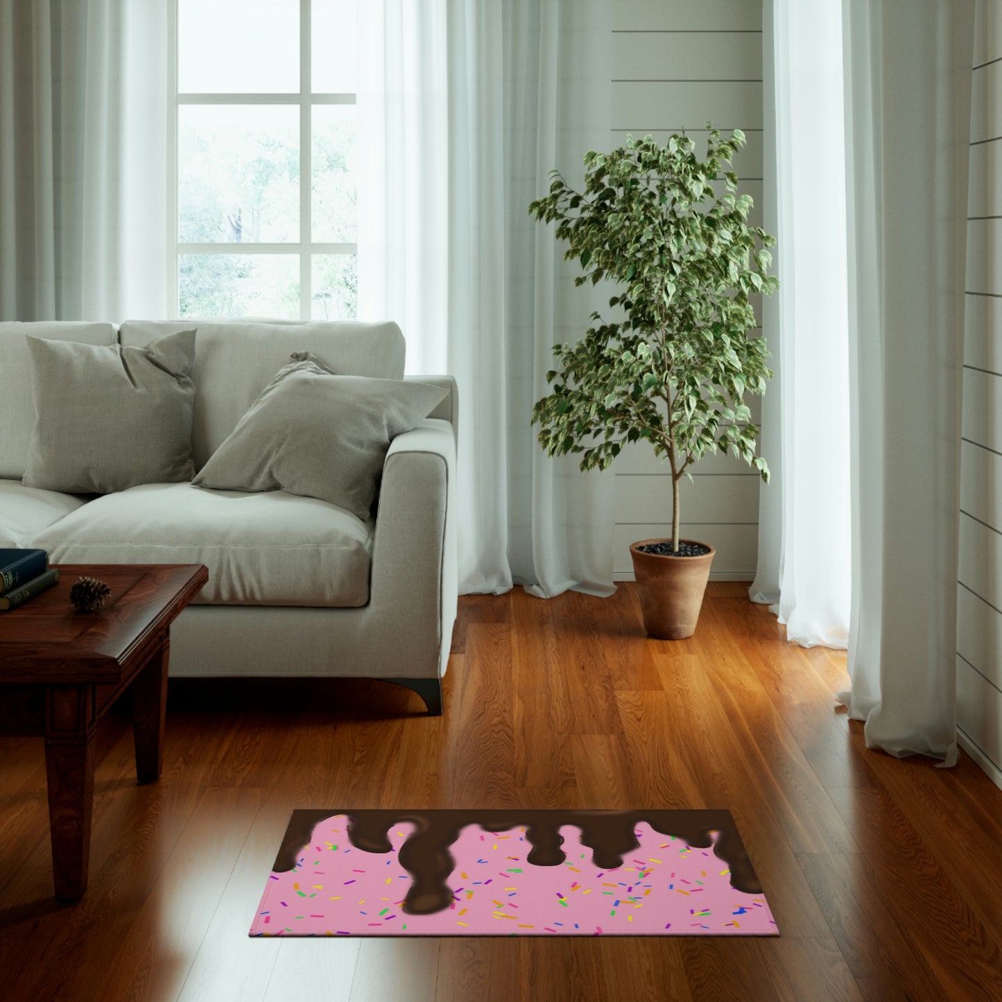 Cocoa Cream Melt Rug