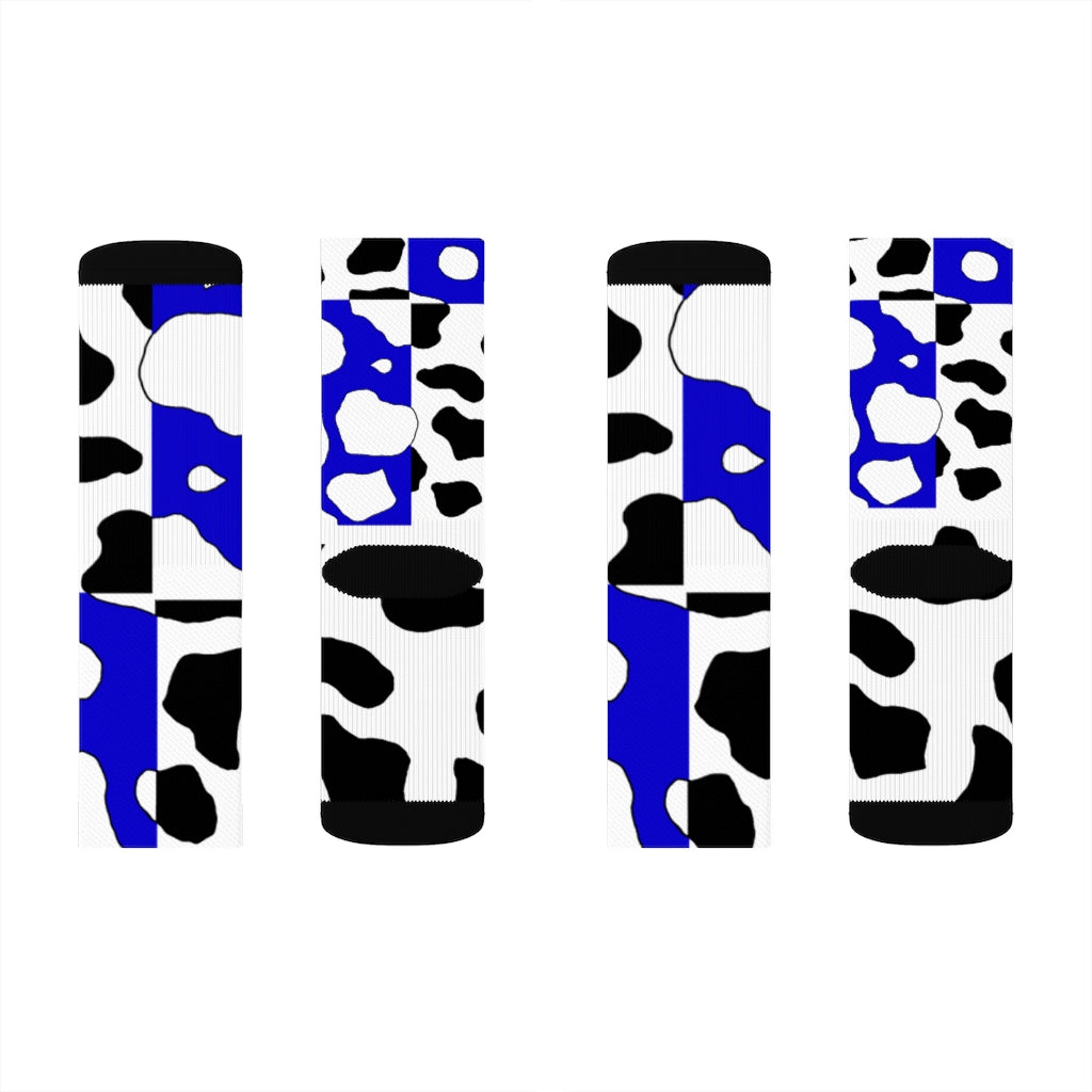 e-boy Blue Cowboi Sublimation Socks