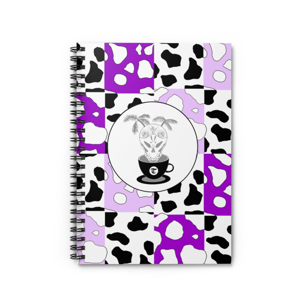 Cowboi Purple Spiral Notebook - Ruled Line