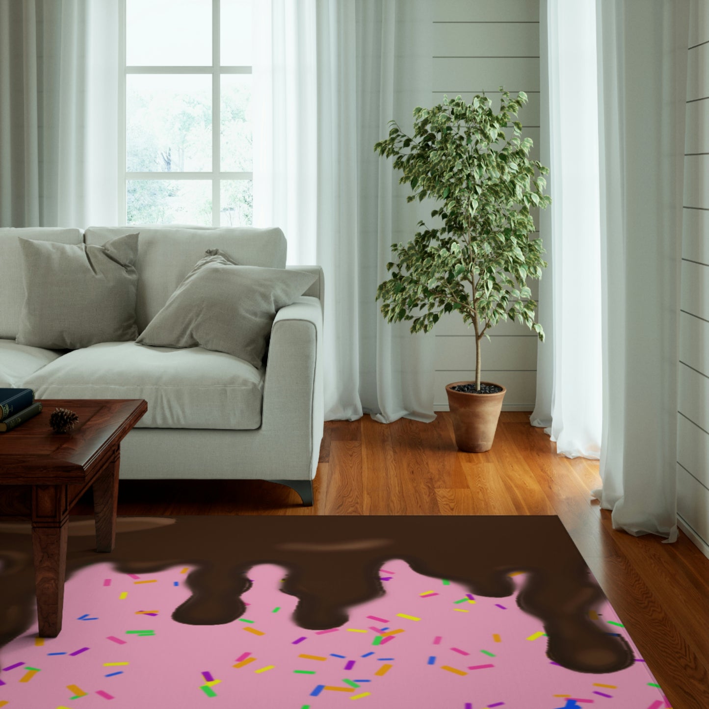 Cocoa Cream Melt Rug