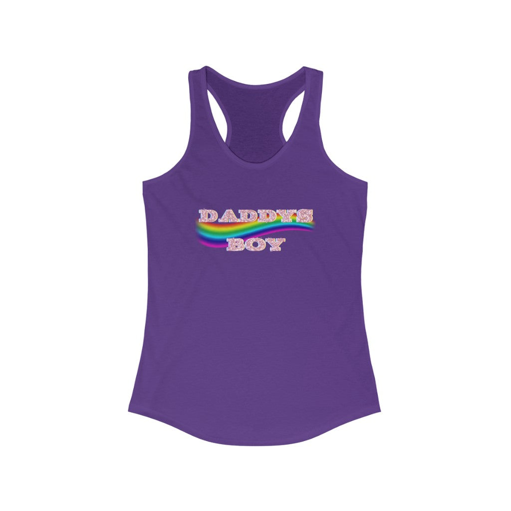 Daddys Boy Racerback Tank