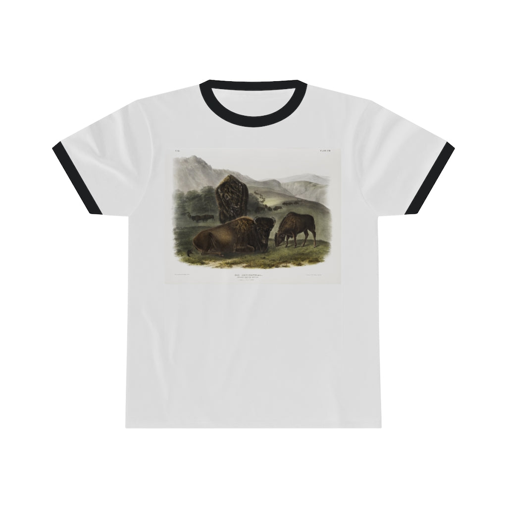 bison zoology Unisex Ringer Tee
