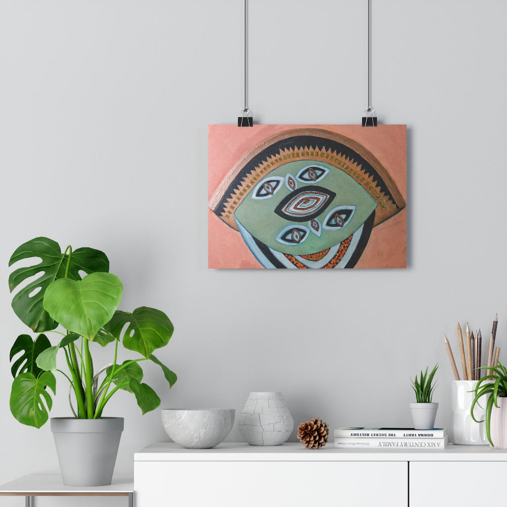 "The Eyes In Seven Windows" Giclée Art Print