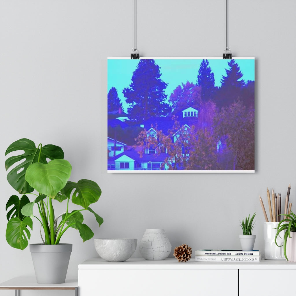 Winter From The East Window Giclée Art Print