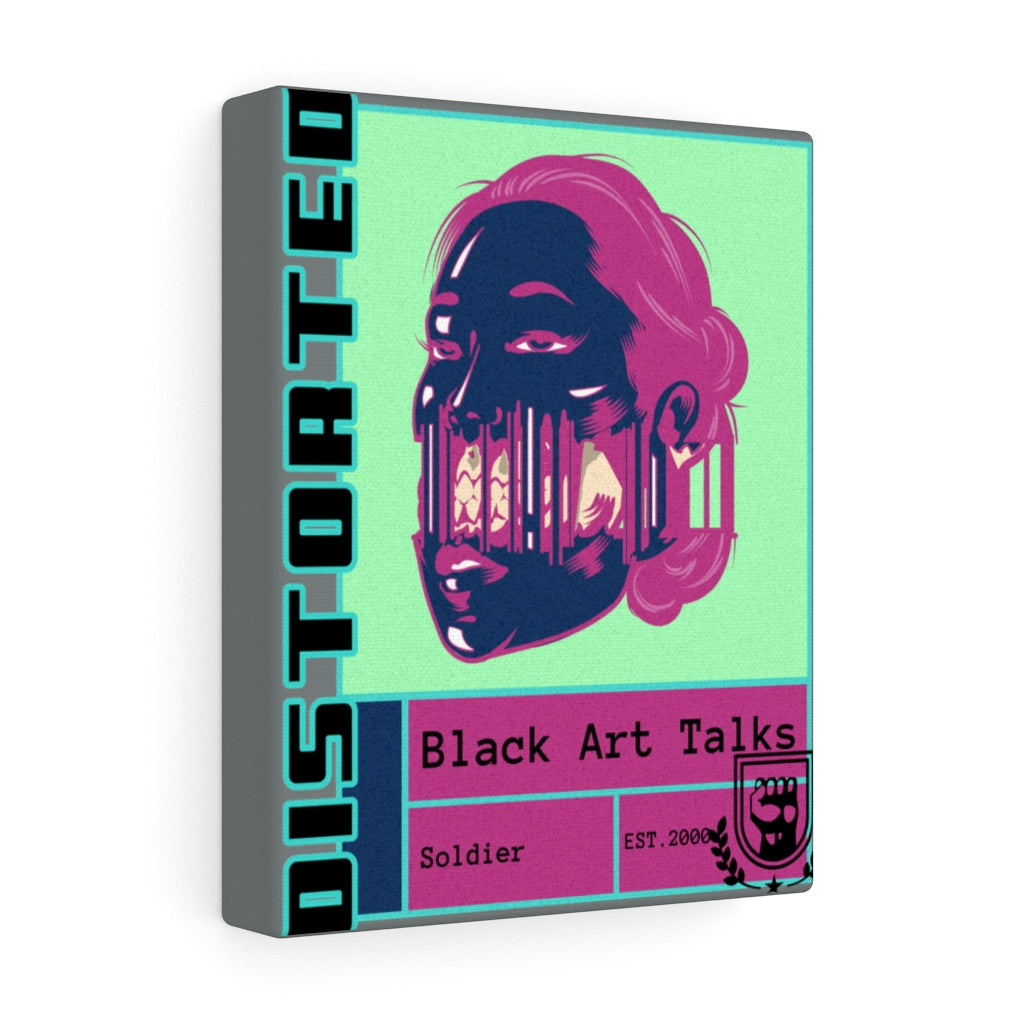 Black Art Talks Stretched Canvas